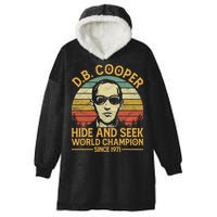 D.B. Coopers Hide And Seek Champion Since 1971 Db Cooper Hooded Wearable Blanket