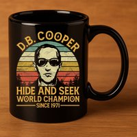 D.B. Coopers Hide And Seek Champion Since 1971 Db Cooper 11oz C Handle Ceramic Mug