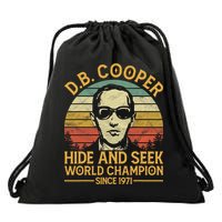 D.B. Coopers Hide And Seek Champion Since 1971 Db Cooper Drawstring Bag