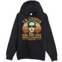 D.B. Coopers Hide And Seek Champion Since 1971 Db Cooper Premium Pullover Hoodie