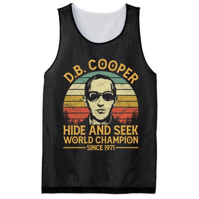 D.B. Coopers Hide And Seek Champion Since 1971 Db Cooper Mesh Reversible Basketball Jersey Tank