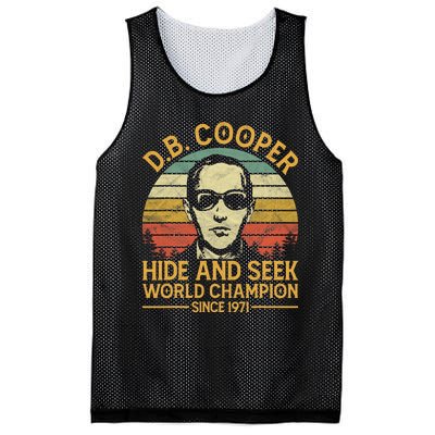 D.B. Coopers Hide And Seek Champion Since 1971 Db Cooper Mesh Reversible Basketball Jersey Tank