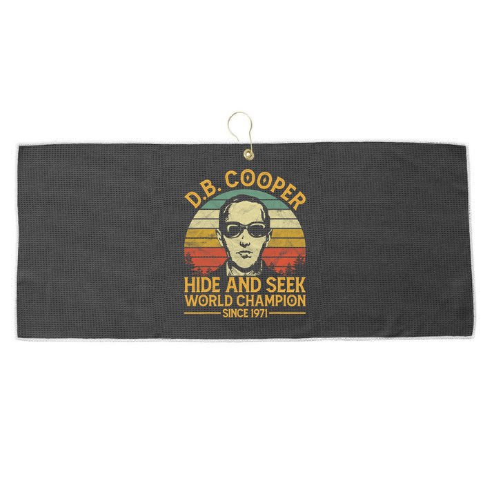 D.B. Coopers Hide And Seek Champion Since 1971 Db Cooper Large Microfiber Waffle Golf Towel