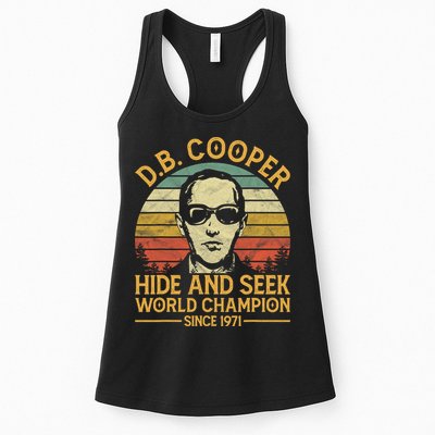 D.B. Coopers Hide And Seek Champion Since 1971 Db Cooper Womens Tank Top