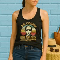 D.B. Coopers Hide And Seek Champion Since 1971 Db Cooper Womens Tank Top
