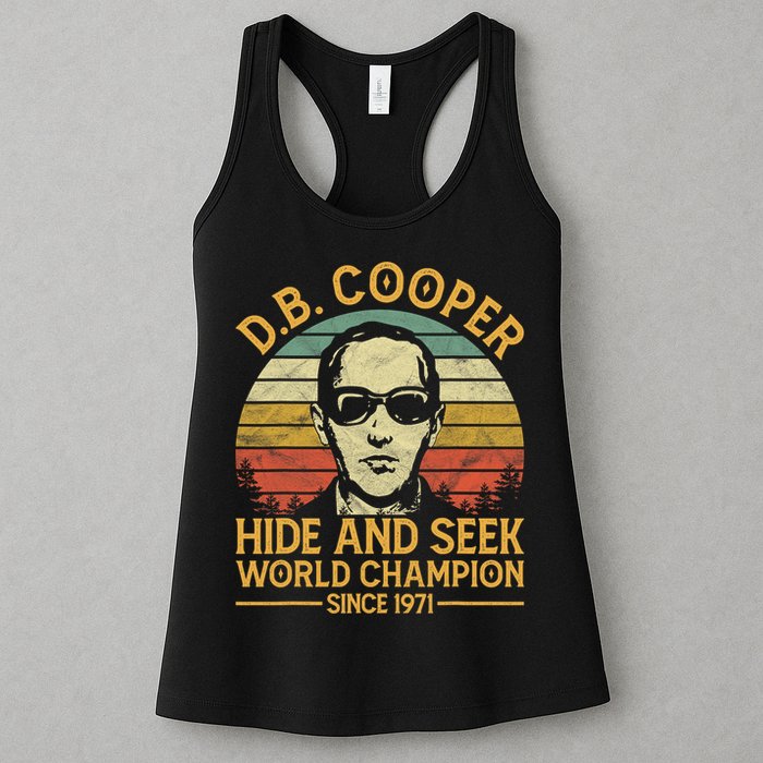 D.B. Coopers Hide And Seek Champion Since 1971 Db Cooper Womens Tank Top