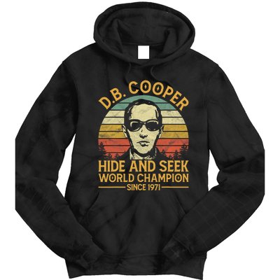 D.B. Coopers Hide And Seek Champion Since 1971 Db Cooper Tie Dye Hoodie