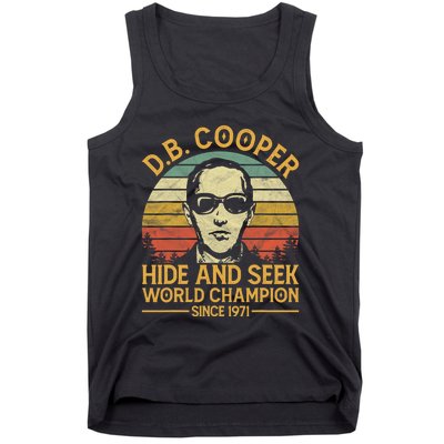 D.B. Coopers Hide And Seek Champion Since 1971 Db Cooper Tank Top