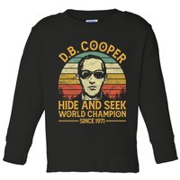 D.B. Coopers Hide And Seek Champion Since 1971 Db Cooper Toddler Long Sleeve Shirt