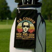 D.B. Coopers Hide And Seek Champion Since 1971 Db Cooper Golf Towel
