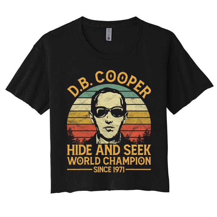 D.B. Coopers Hide And Seek Champion Since 1971 Db Cooper Crop Top