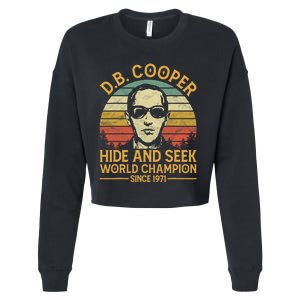 D.B. Coopers Hide And Seek Champion Since 1971 Db Cooper Cropped Pullover Crew