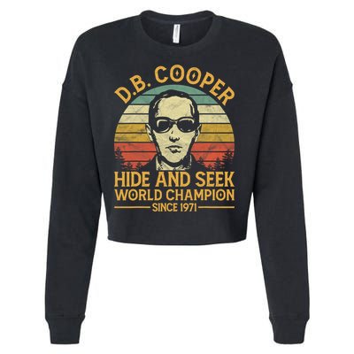 D.B. Coopers Hide And Seek Champion Since 1971 Db Cooper Cropped Pullover Crew