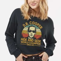 D.B. Coopers Hide And Seek Champion Since 1971 Db Cooper Cropped Pullover Crew