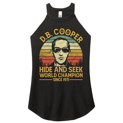 D.B. Coopers Hide And Seek Champion Since 1971 Db Cooper Women's Perfect Tri Rocker Tank