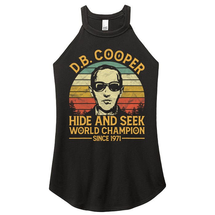 D.B. Coopers Hide And Seek Champion Since 1971 Db Cooper Women's Perfect Tri Rocker Tank