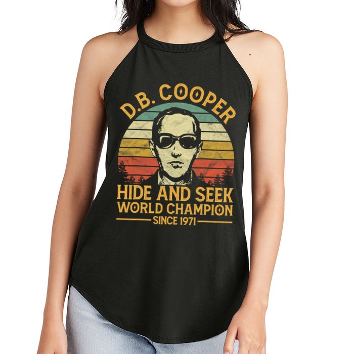 D.B. Coopers Hide And Seek Champion Since 1971 Db Cooper Women's Perfect Tri Rocker Tank