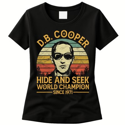 D.B. Coopers Hide And Seek Champion Since 1971 Db Cooper Womens T-Shirt