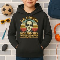 D.B. Coopers Hide And Seek Champion Since 1971 Db Cooper Kids Hoodie