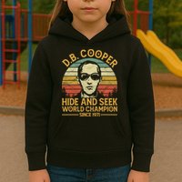 D.B. Coopers Hide And Seek Champion Since 1971 Db Cooper Kids Hoodie