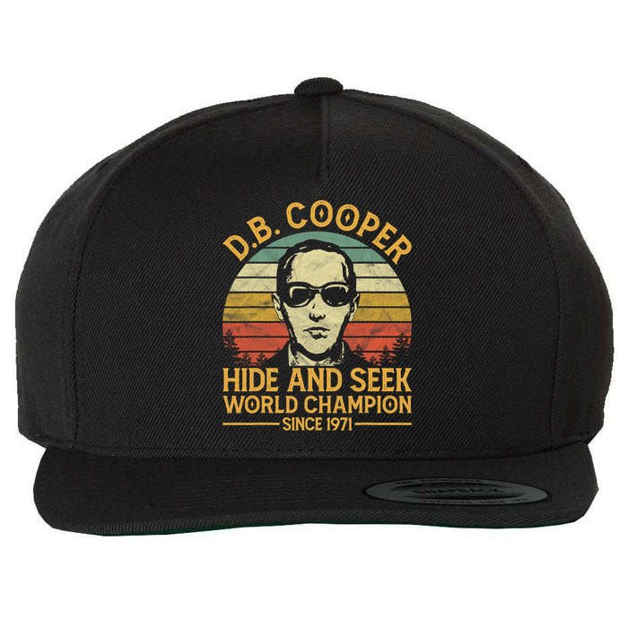 D.B. Coopers Hide And Seek Champion Since 1971 Db Cooper Wool Snapback Cap