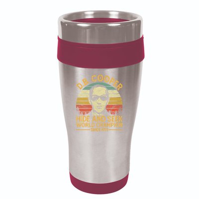 D.B. Coopers Hide And Seek Champion Since 1971 Db Cooper 16oz Travel Tumbler