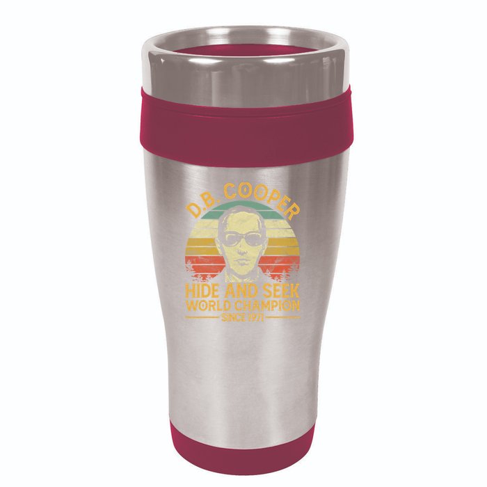 D.B. Coopers Hide And Seek Champion Since 1971 Db Cooper 16oz Travel Tumbler