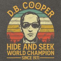 D.B. Coopers Hide And Seek Champion Since 1971 Db Cooper Cotton Canvas Backpack