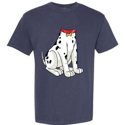 Dalmatian Costume Halloween Dog Print Women Garment-Dyed Heavyweight T-Shirt