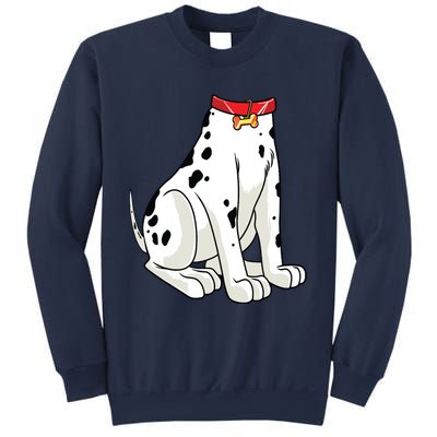 Dalmatian Costume Halloween Dog Print Women Sweatshirt