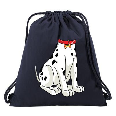 Dalmatian Costume Halloween Dog Print Women Drawstring Bag