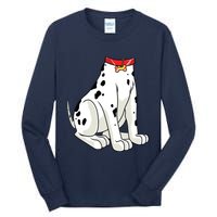 Dalmatian Costume Halloween Dog Print Women Tall Long Sleeve T-Shirt