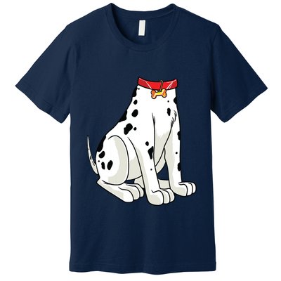 Dalmatian Costume Halloween Dog Print Women Premium T-Shirt
