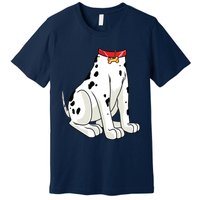 Dalmatian Costume Halloween Dog Print Women Premium T-Shirt