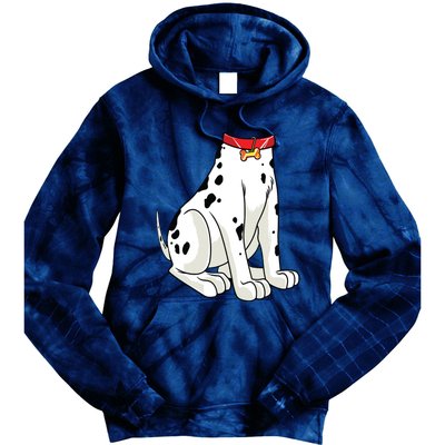 Dalmatian Costume Halloween Dog Print Women Tie Dye Hoodie