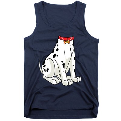 Dalmatian Costume Halloween Dog Print Women Tank Top