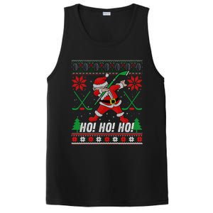 Dabbing Christmas Hockey Ugly Sweater Gift PosiCharge Competitor Tank