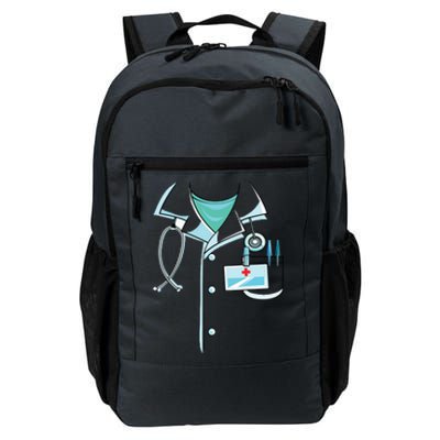 Doctor Costume Halloween White Lab Coat Men Women Daily Commute Backpack