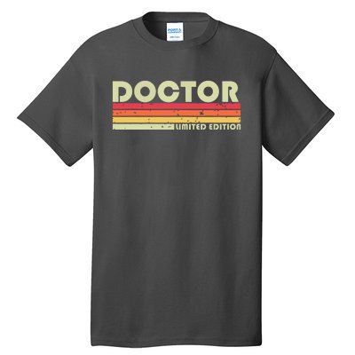 Doctor Costume Halloween White Lab Coat Men Women Tall T-Shirt