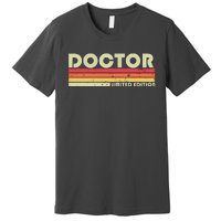 Doctor Costume Halloween White Lab Coat Men Women Premium T-Shirt