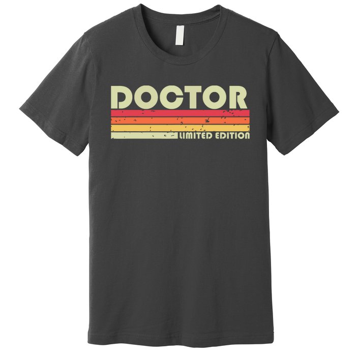 Doctor Costume Halloween White Lab Coat Men Women Premium T-Shirt