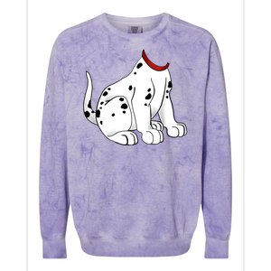 Dalmatian Costume Halloween Dog Colorblast Crewneck Sweatshirt