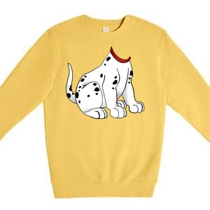 Dalmatian Costume Halloween Dog Premium Crewneck Sweatshirt