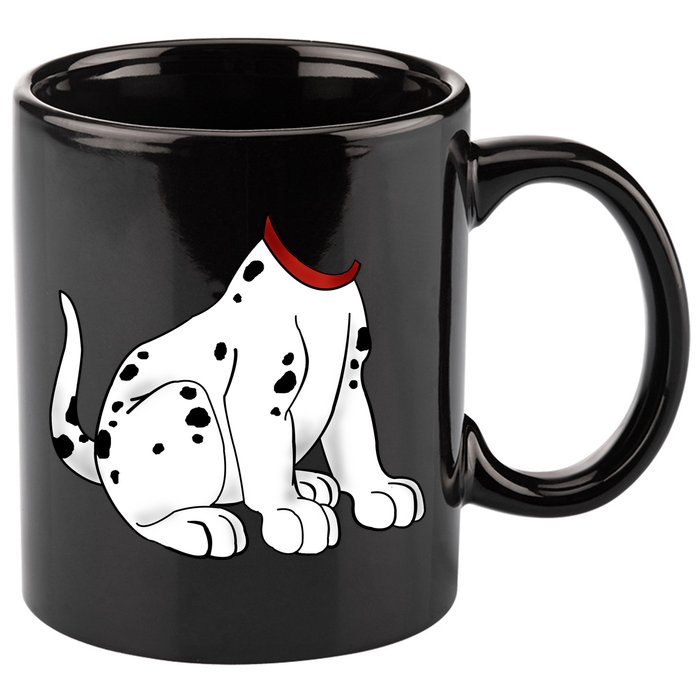 Dalmatian Costume Halloween Dog 11oz C Handle Ceramic Mug