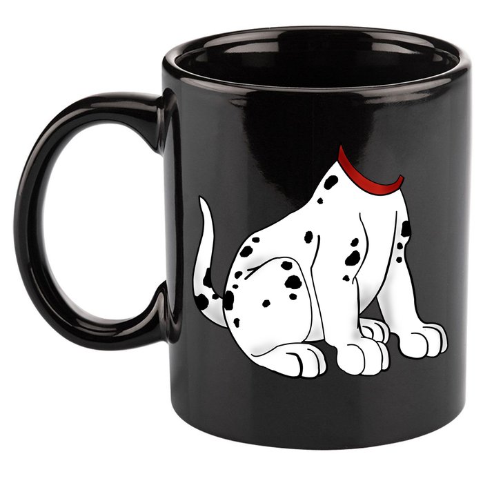 Dalmatian Costume Halloween Dog 11oz C Handle Ceramic Mug
