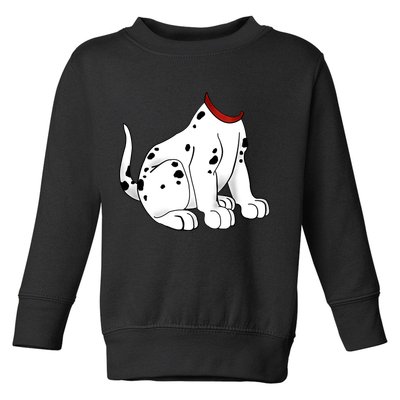 Dalmatian Costume Halloween Dog Toddler Sweatshirt