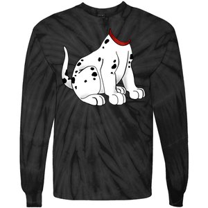 Dalmatian Costume Halloween Dog Tie-Dye Long Sleeve Shirt