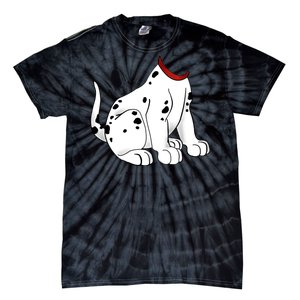 Dalmatian Costume Halloween Dog Tie-Dye T-Shirt