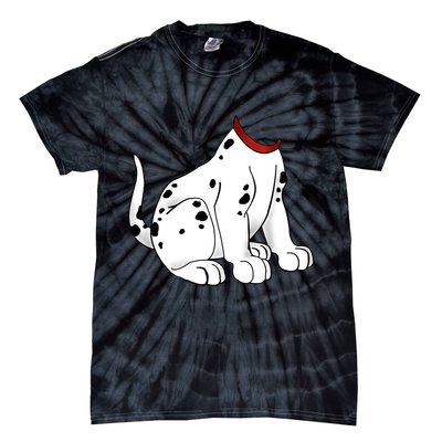 Dalmatian Costume Halloween Dog Tie-Dye T-Shirt