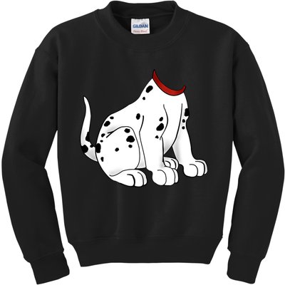Dalmatian Costume Halloween Dog Kids Sweatshirt